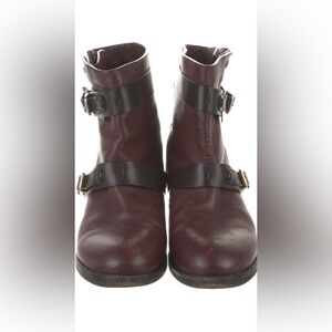 Chloé Leather Moto Boots